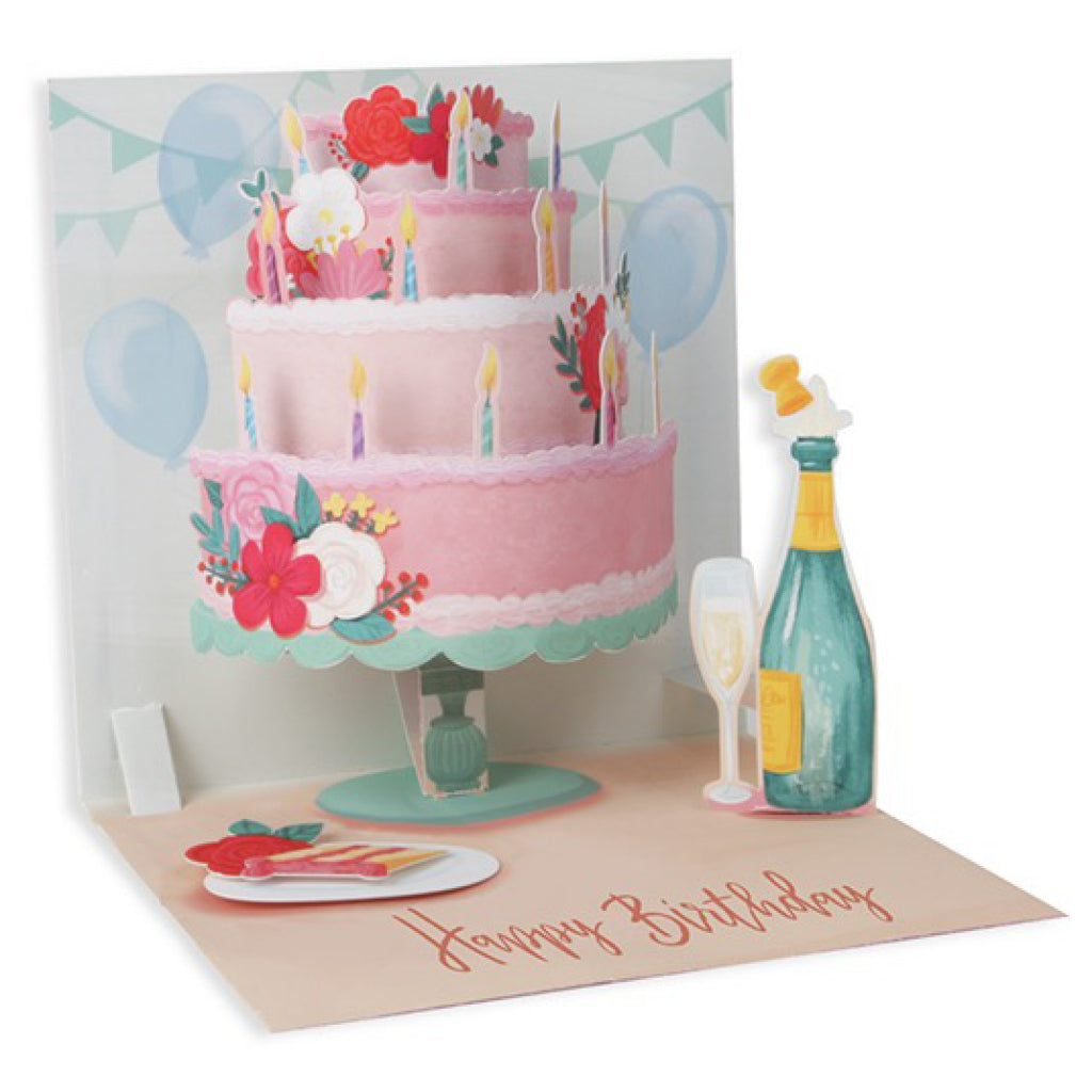 Layered Cake Birthday Pop-Up Card