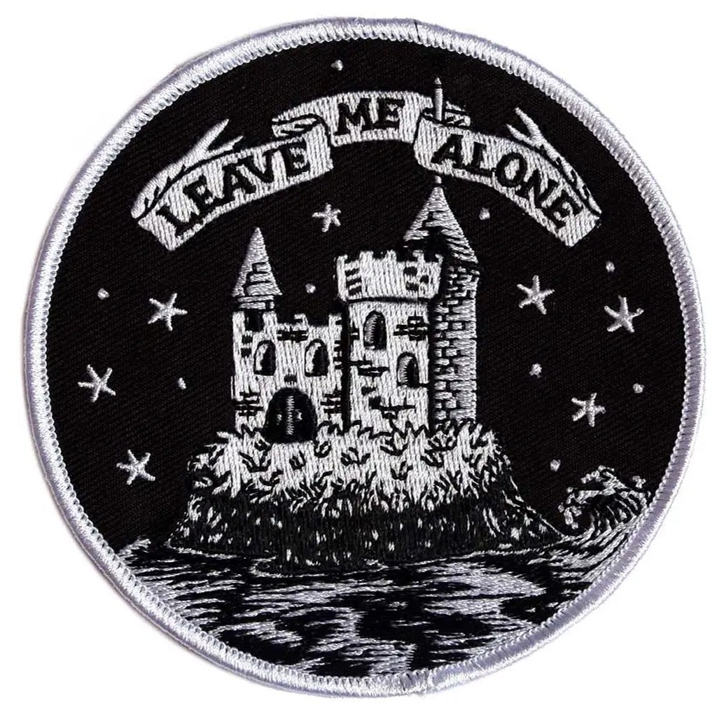 Leave Me Alone Embroidered Patch.