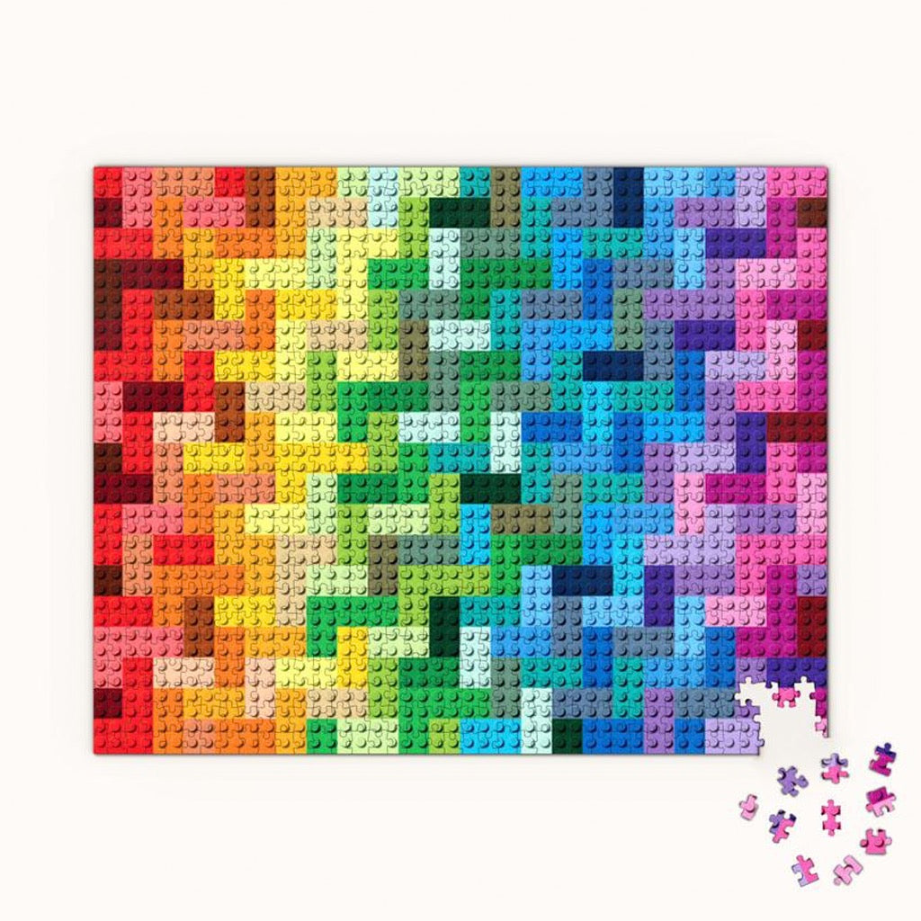 LEGO Rainbow Bricks Puzzle Pieces