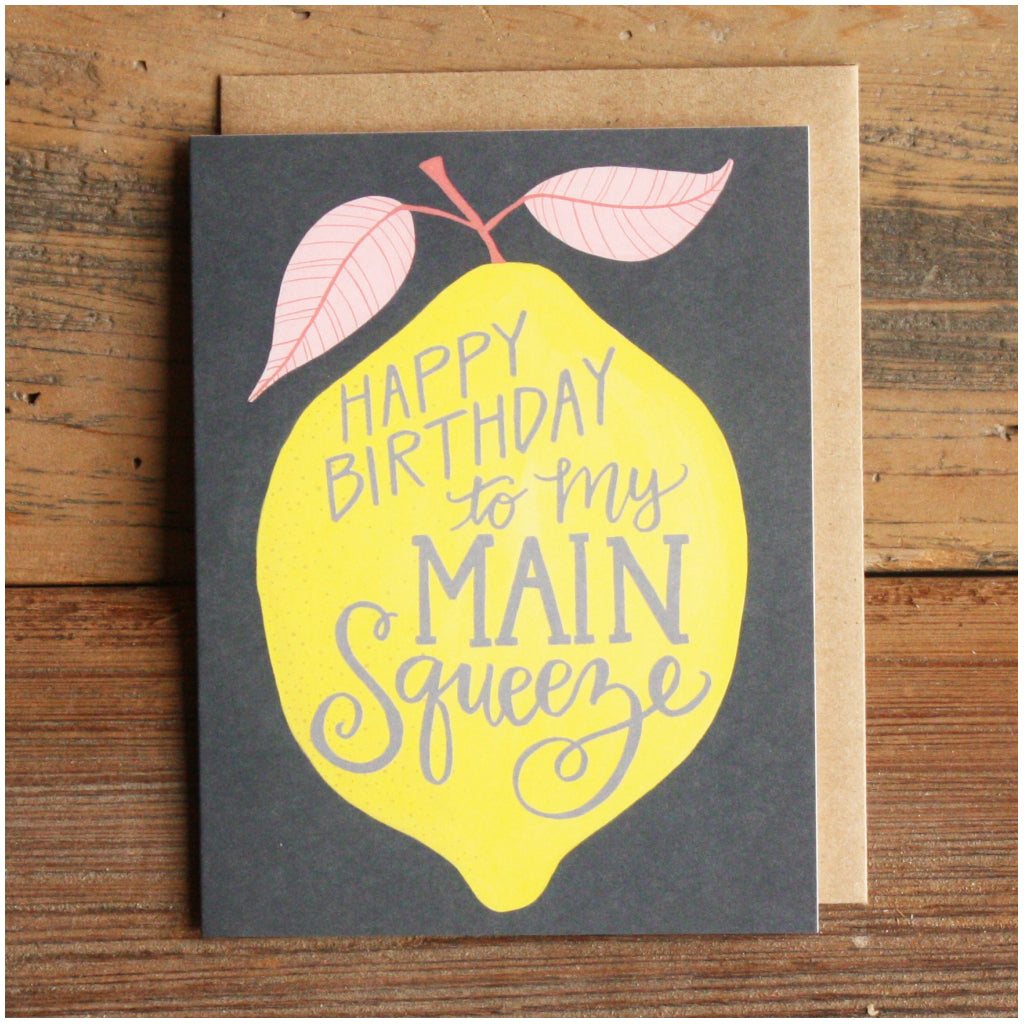 Lemon Birthday Main Squeeze Card