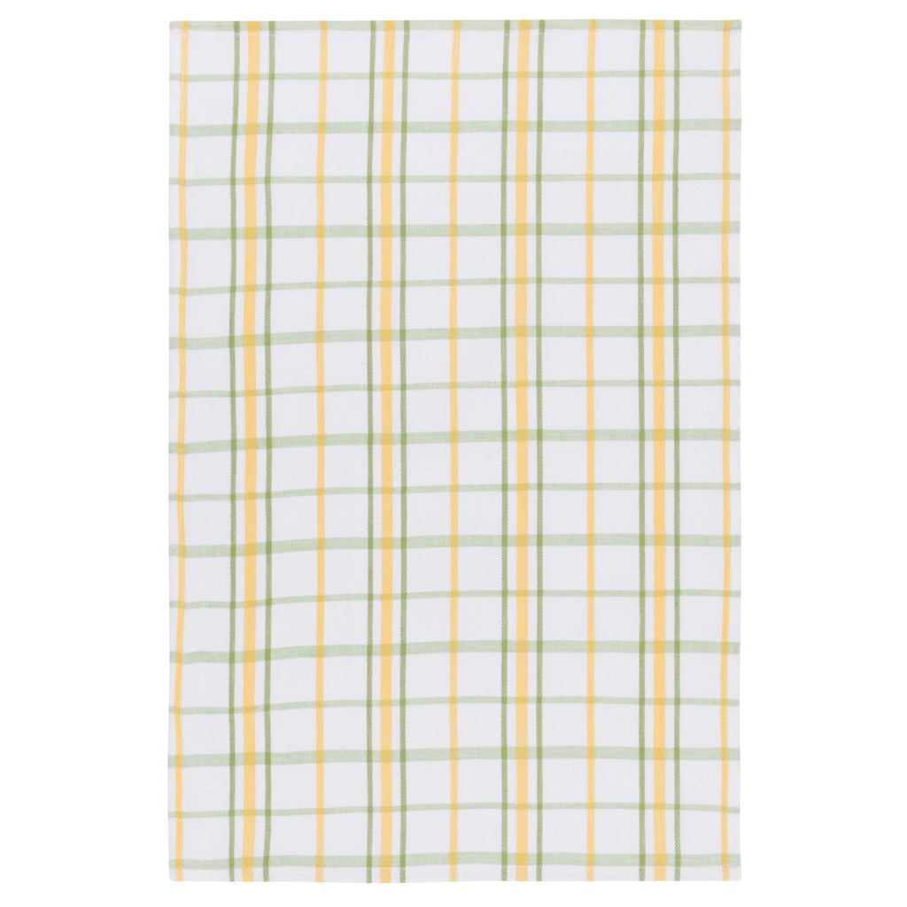 Lemons Tea Towels Set of 2 Plaid