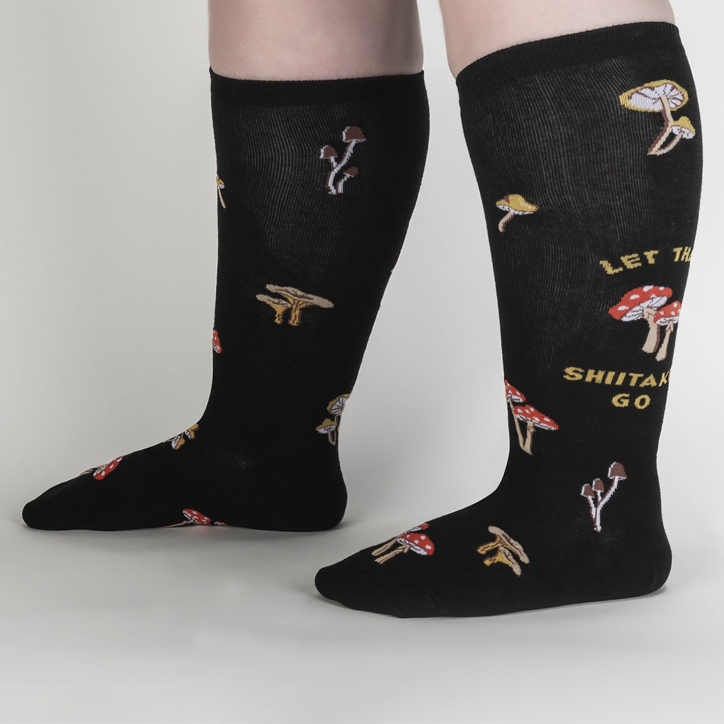 Task. Let Socks Let That Shiitake Go Stretch-It Knee High Socks | Sock It To Me – Outer ...