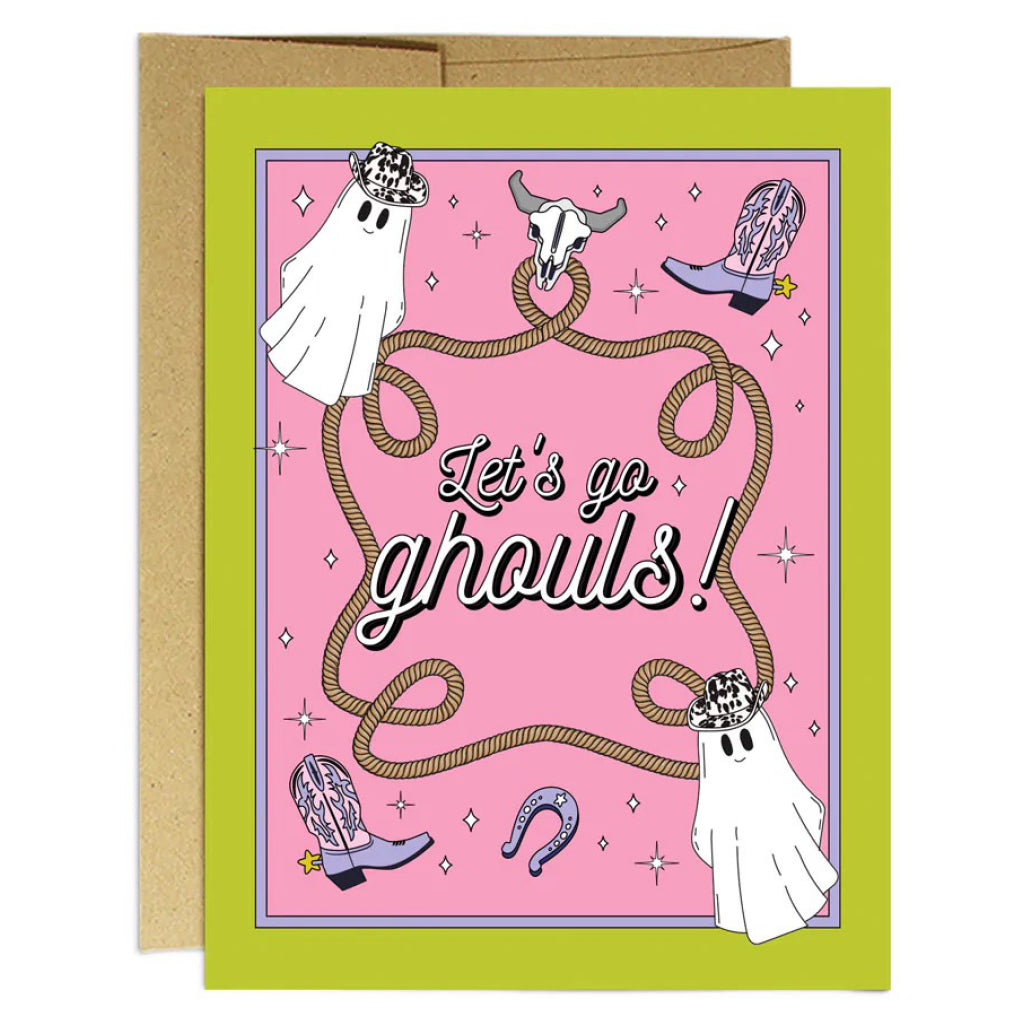 Lets Go Ghouls Card