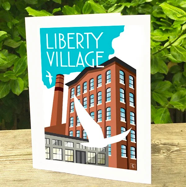 Liberty Village Toronto Greeting Card.
