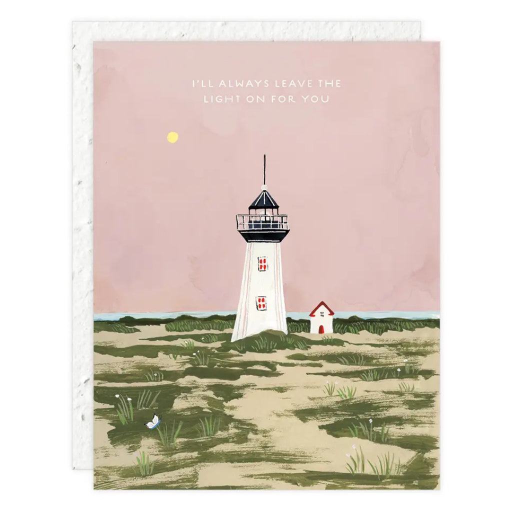 Lighthouse Plantable Card.