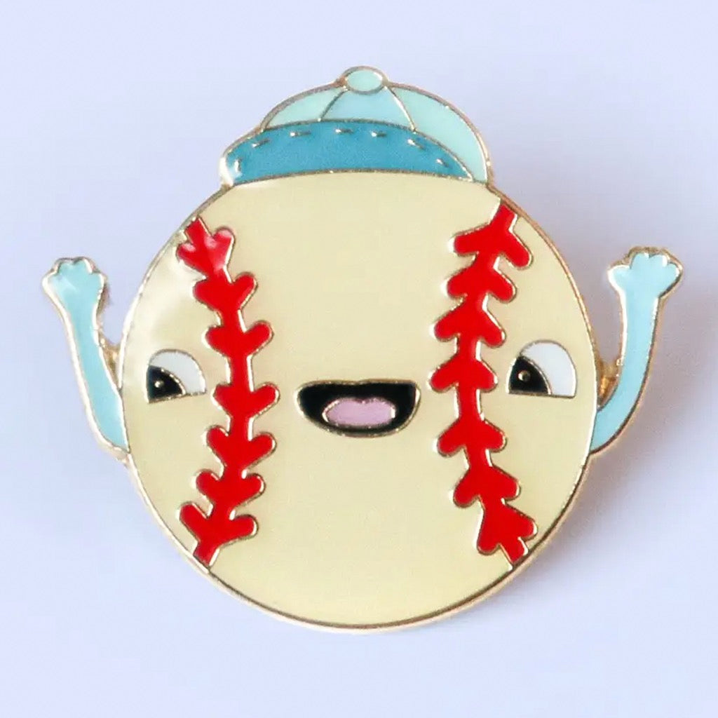 Lil Slugger Baseball Enamel Pin.