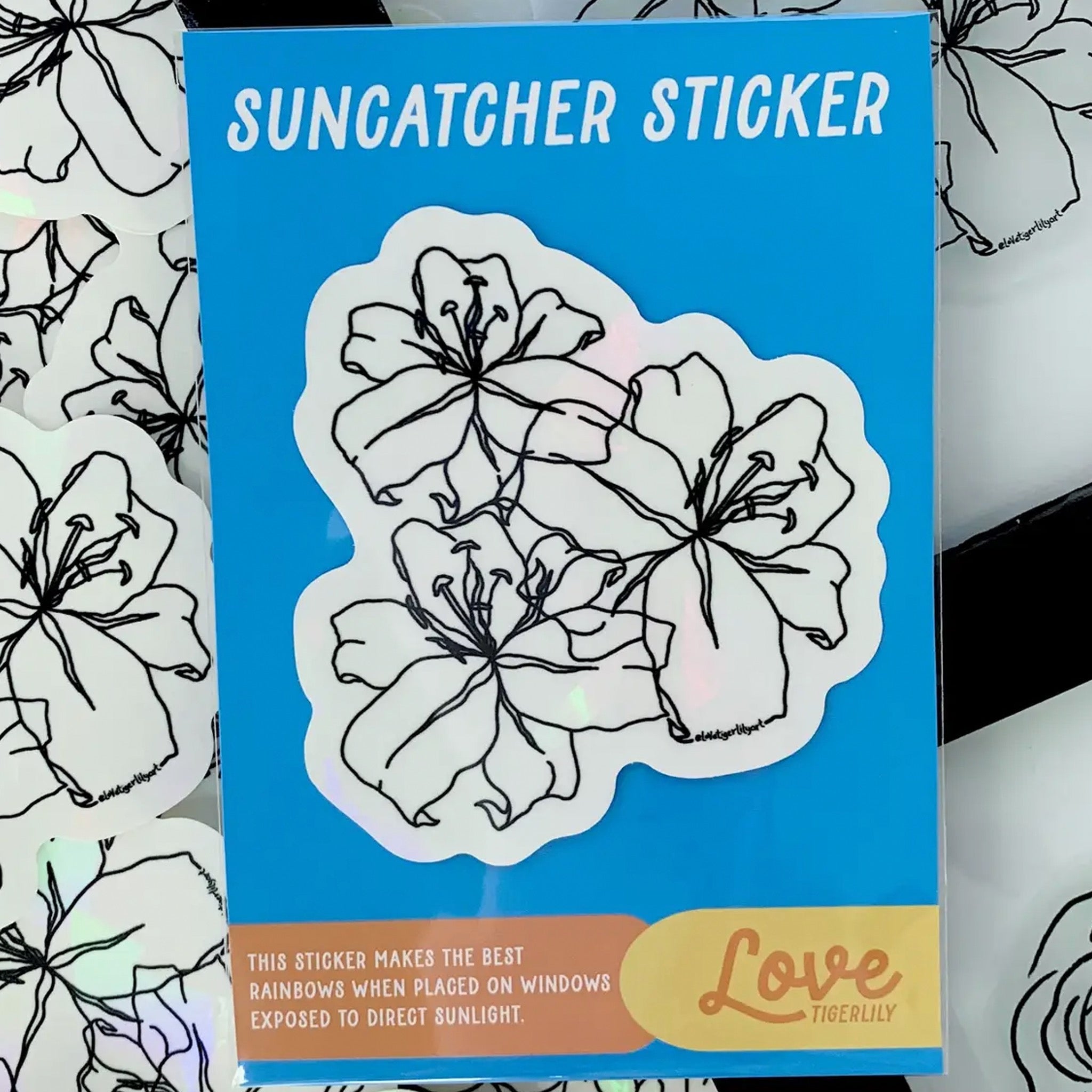 Lily Suncatcher Window Sticker I Rainbow Maker Sticker – Love Tigerlily