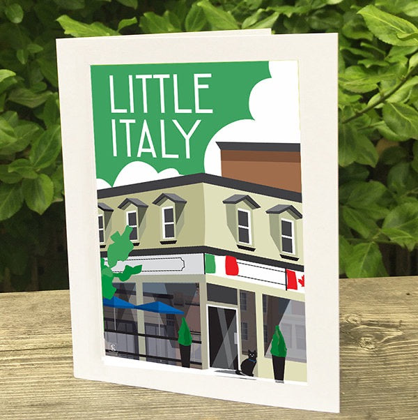 Little Italy Toronto Greeting Card