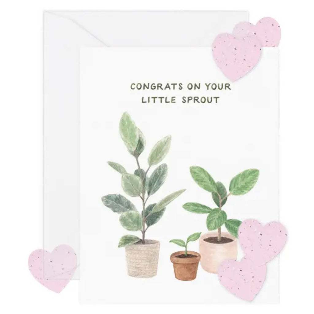 Little Sprout New Baby Seed Paper Card