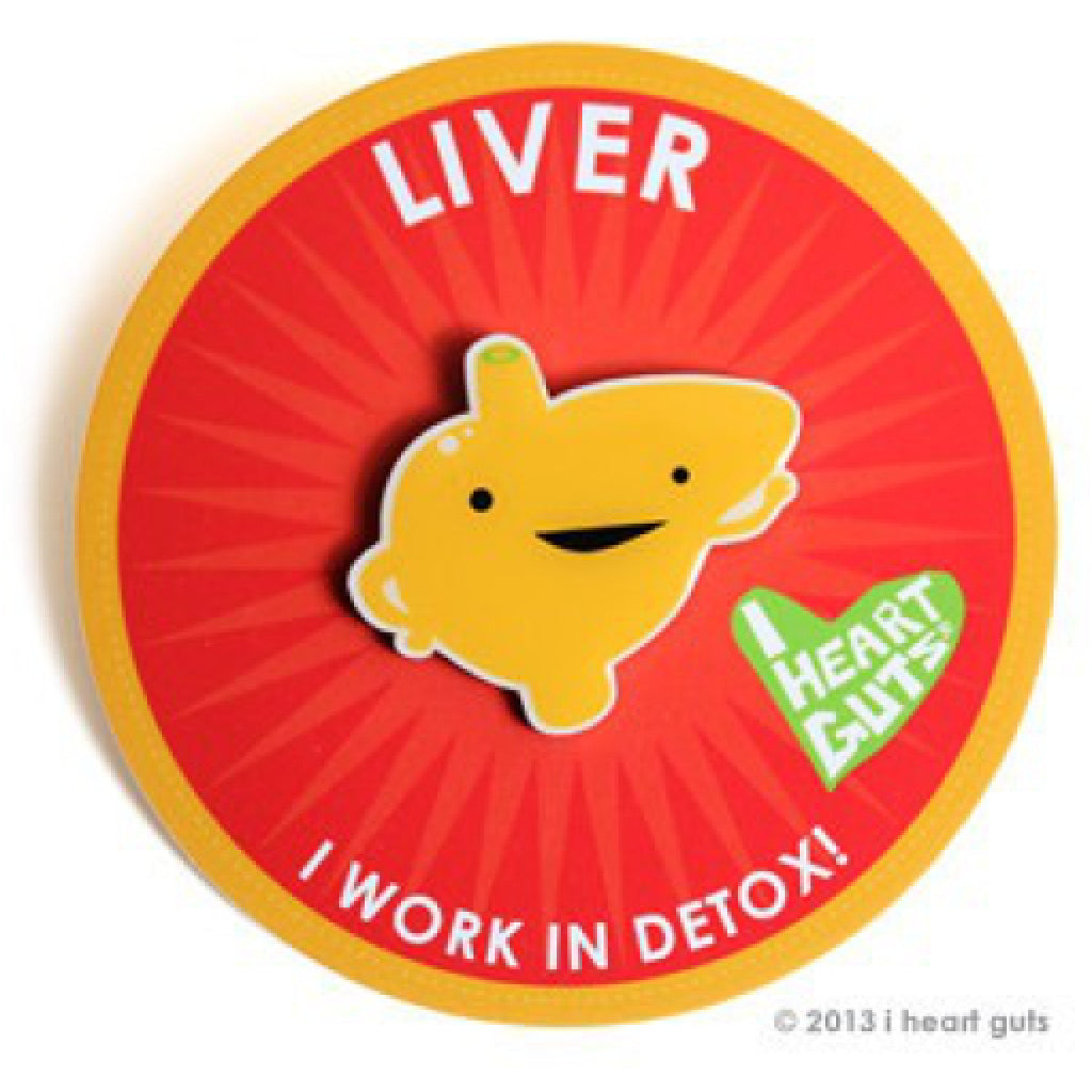 Liver Lapel Pin package