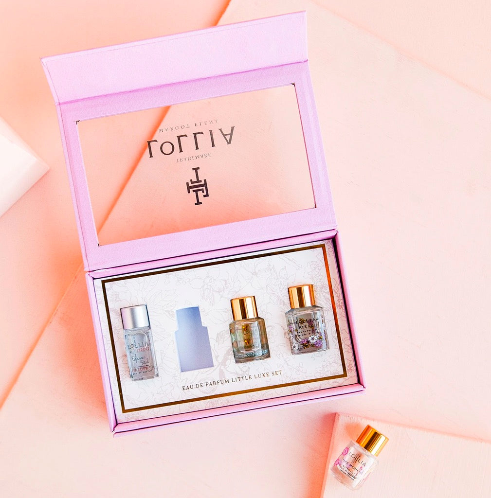 Lollia Little Luxe Perfume Gift Set Lifestyle