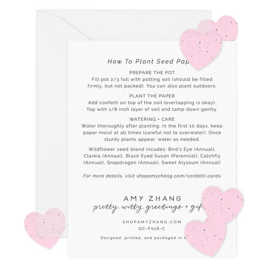 Look At You Grow Seed Paper Card