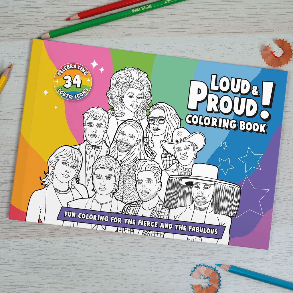 Loud and Proud Colouring Book.