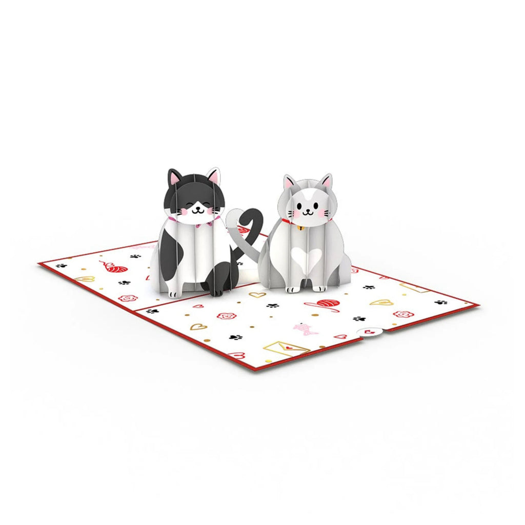 Love Cats Pop Up Card Inside