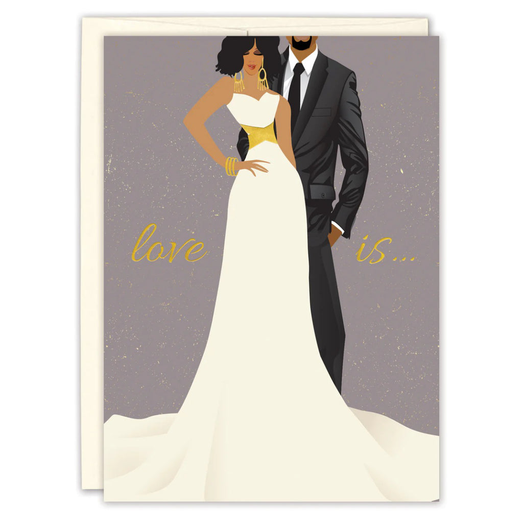 Love Is Wedding Card.