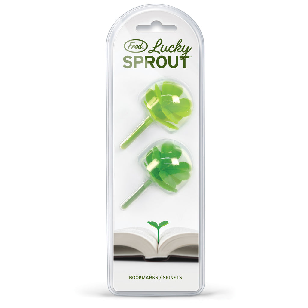 Lucky Sprout - Clover Bookmarks packaging.