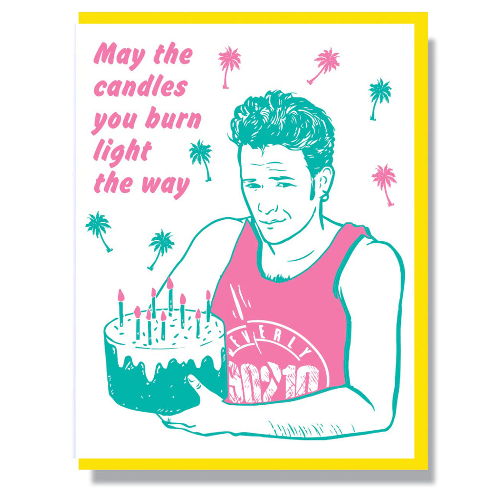 Luke Perry 90210 Birthday Card