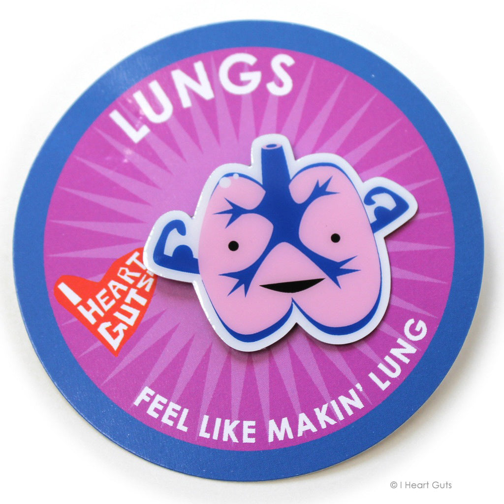 Lung Lapel Pin package