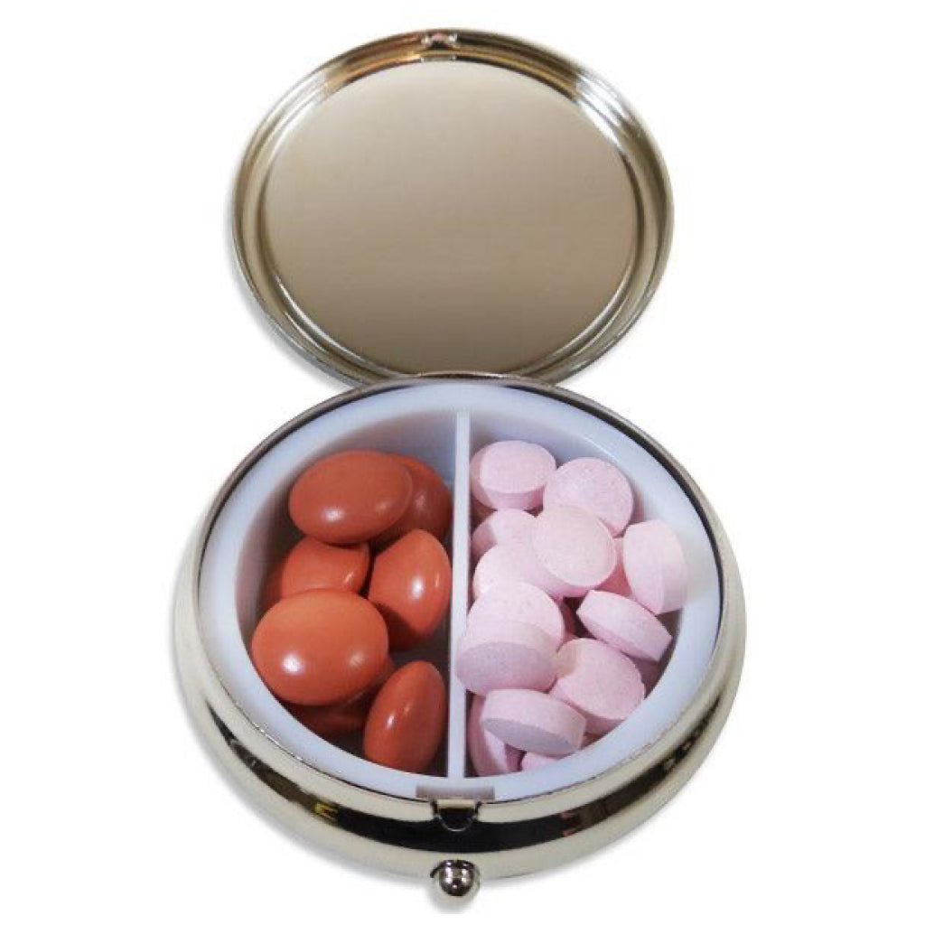 Mad Hatter Pill Box open.