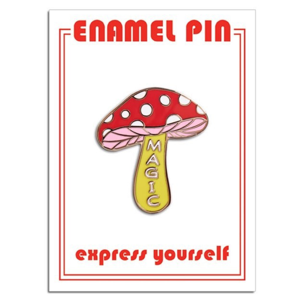 Magic Mushroom Enamel Pin