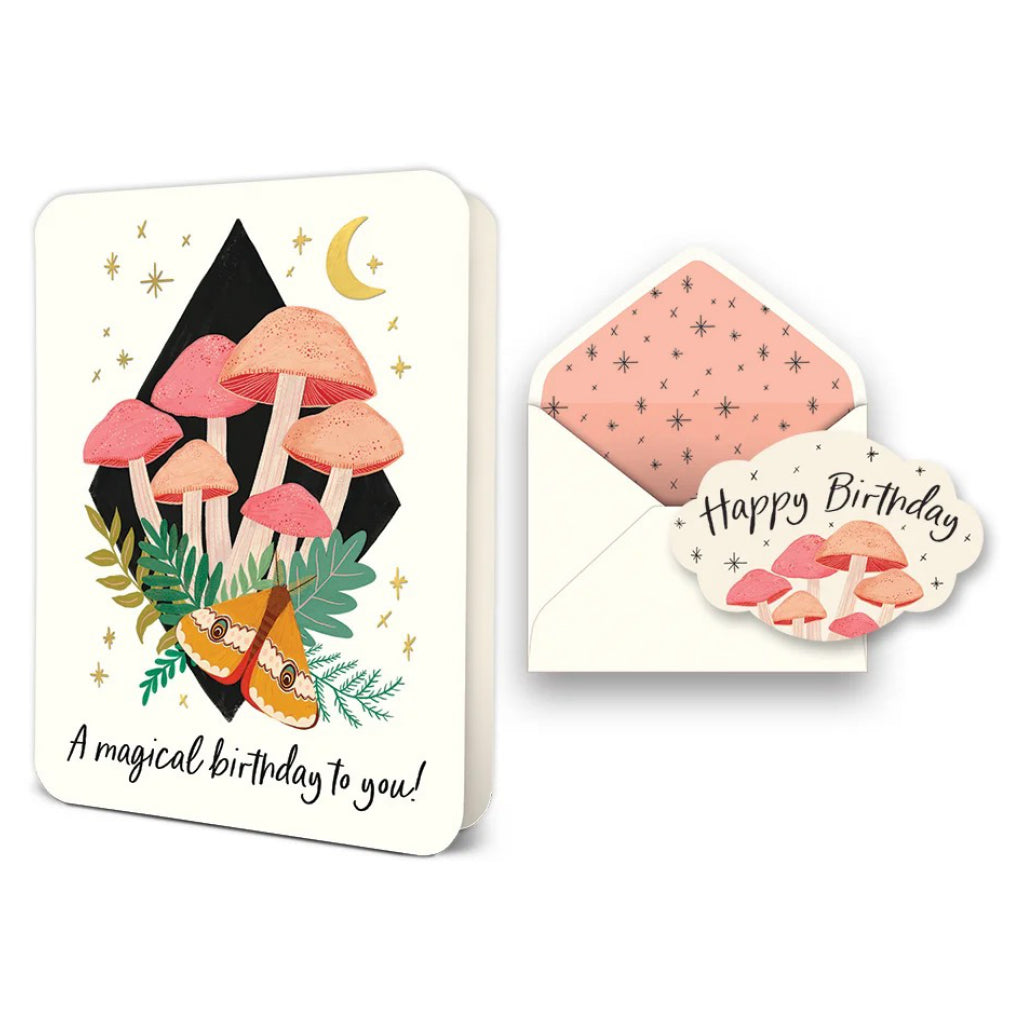 Magical Birthday Mushrooms Card
