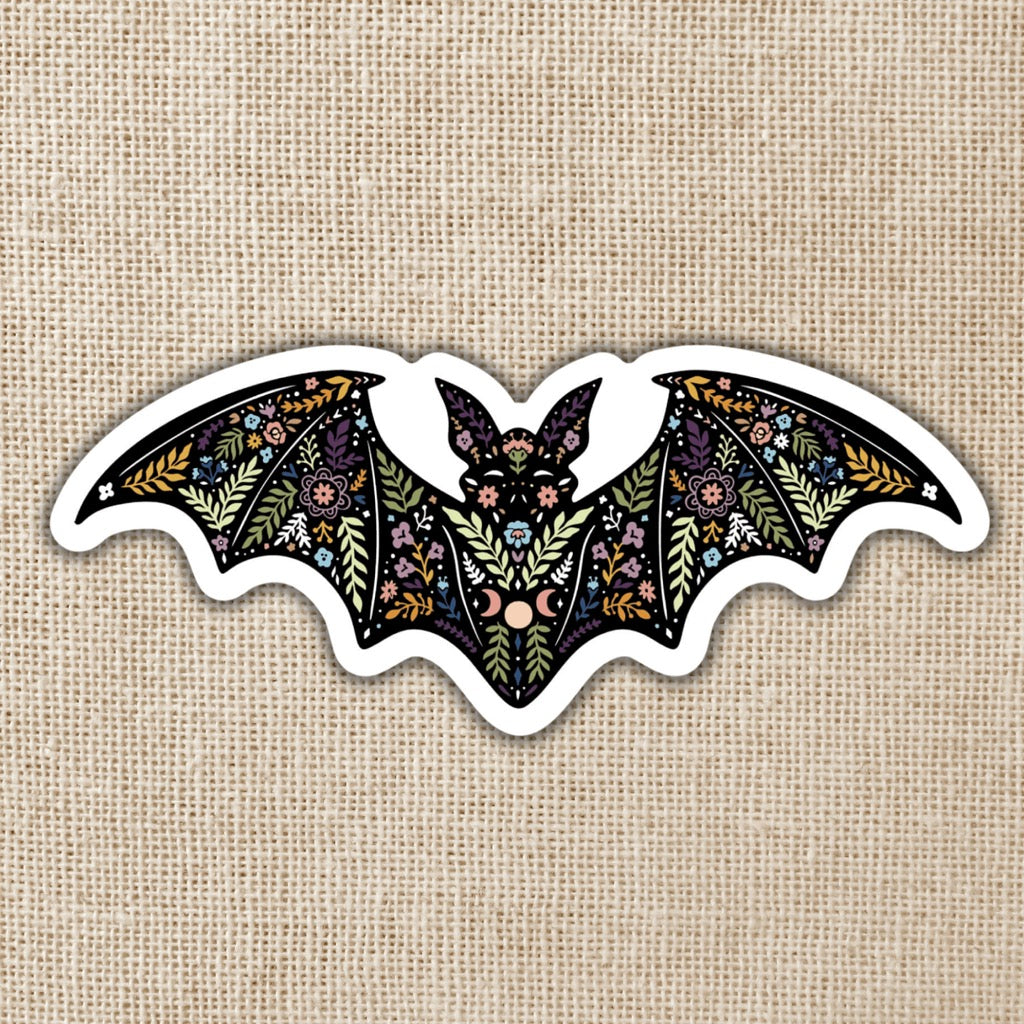 Magical Boho Bat Sticker
