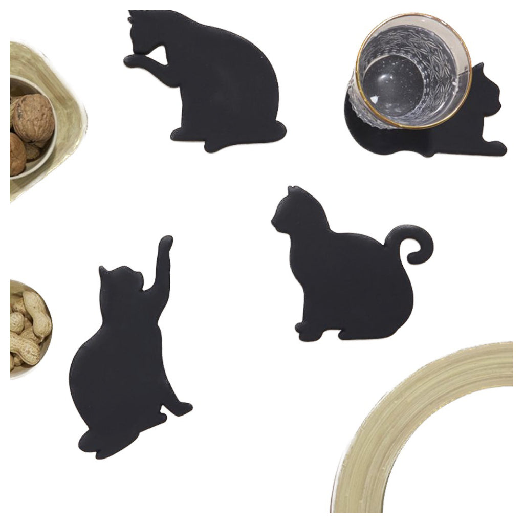 Embedded Magnets Coasters Magnetic Cat Coasters | Balvi – Outer Layer