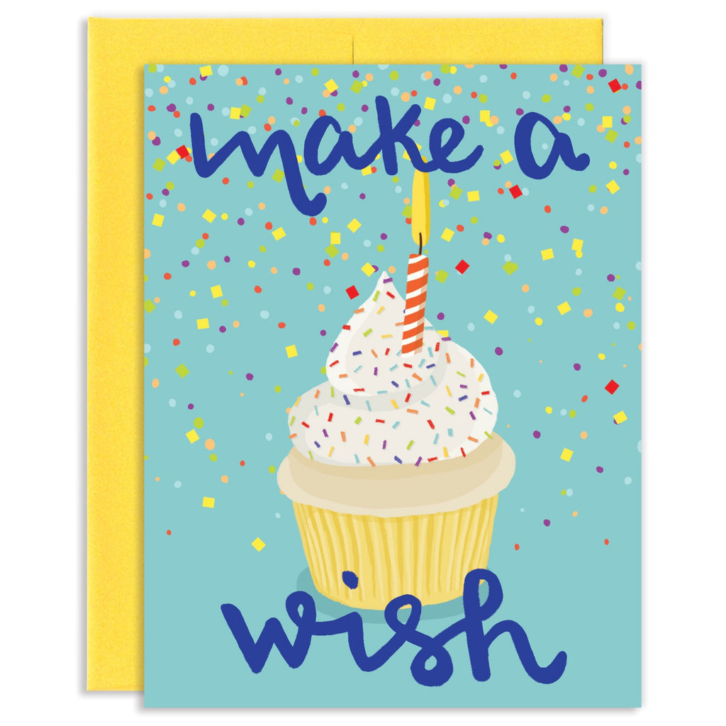 Make a Wish Birthday Greeting Card.