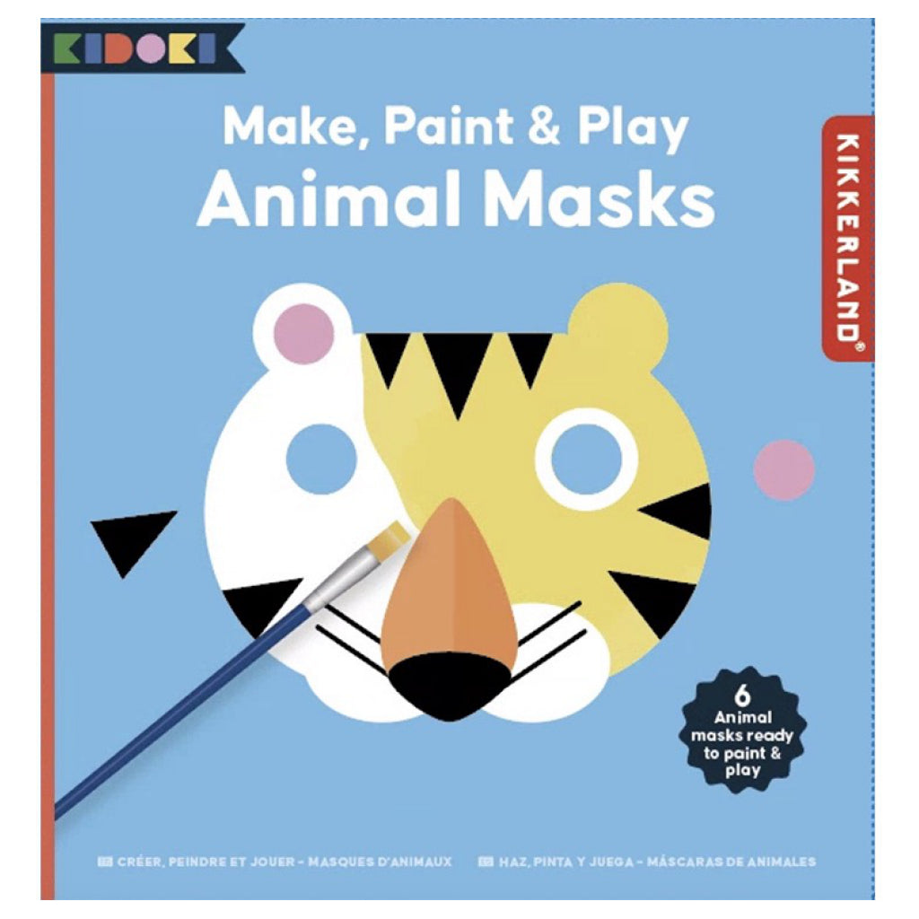 Make Paint  Play Animal Masks Packaging