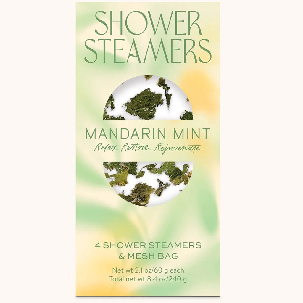 Mandarin Mint Shower Steamers.