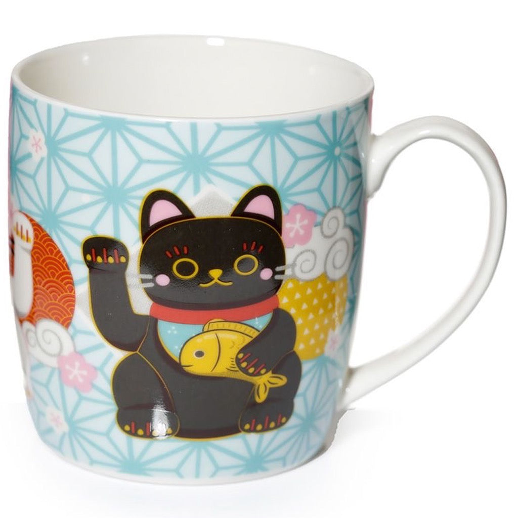 Maneki Neko Lucky Cat Mug.
