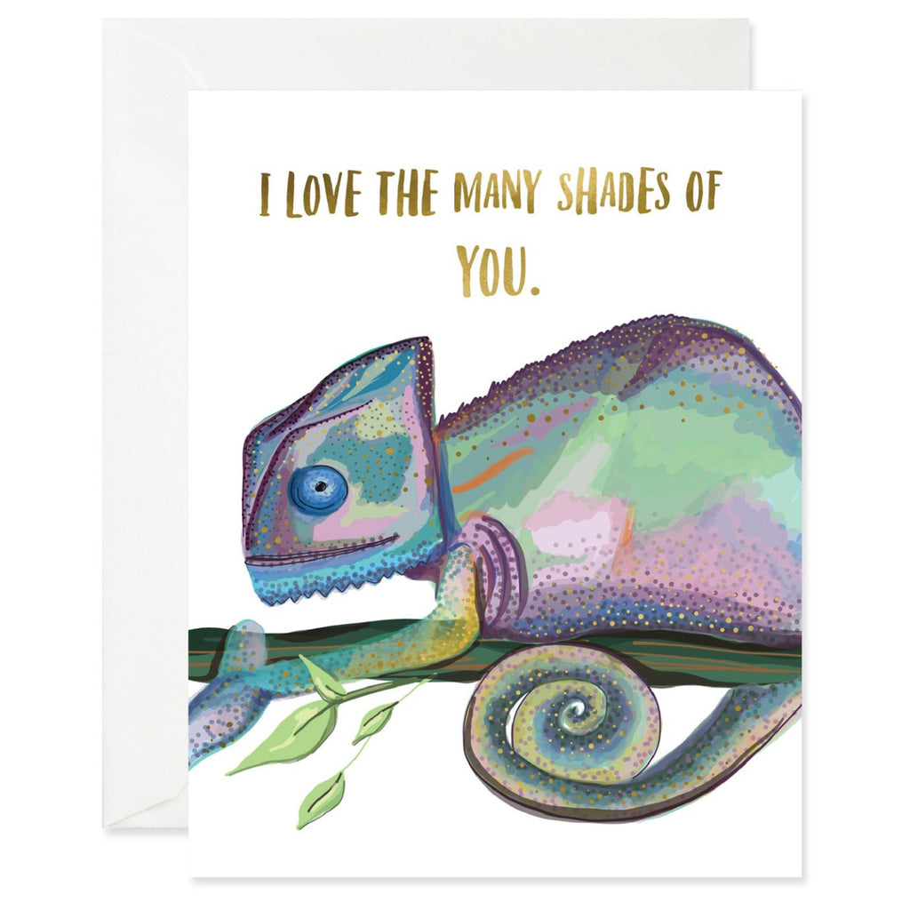 Many Shades Of You Chameleon Card