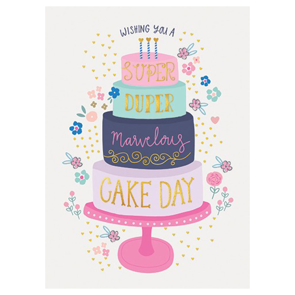 Marvelous Cake Day Card