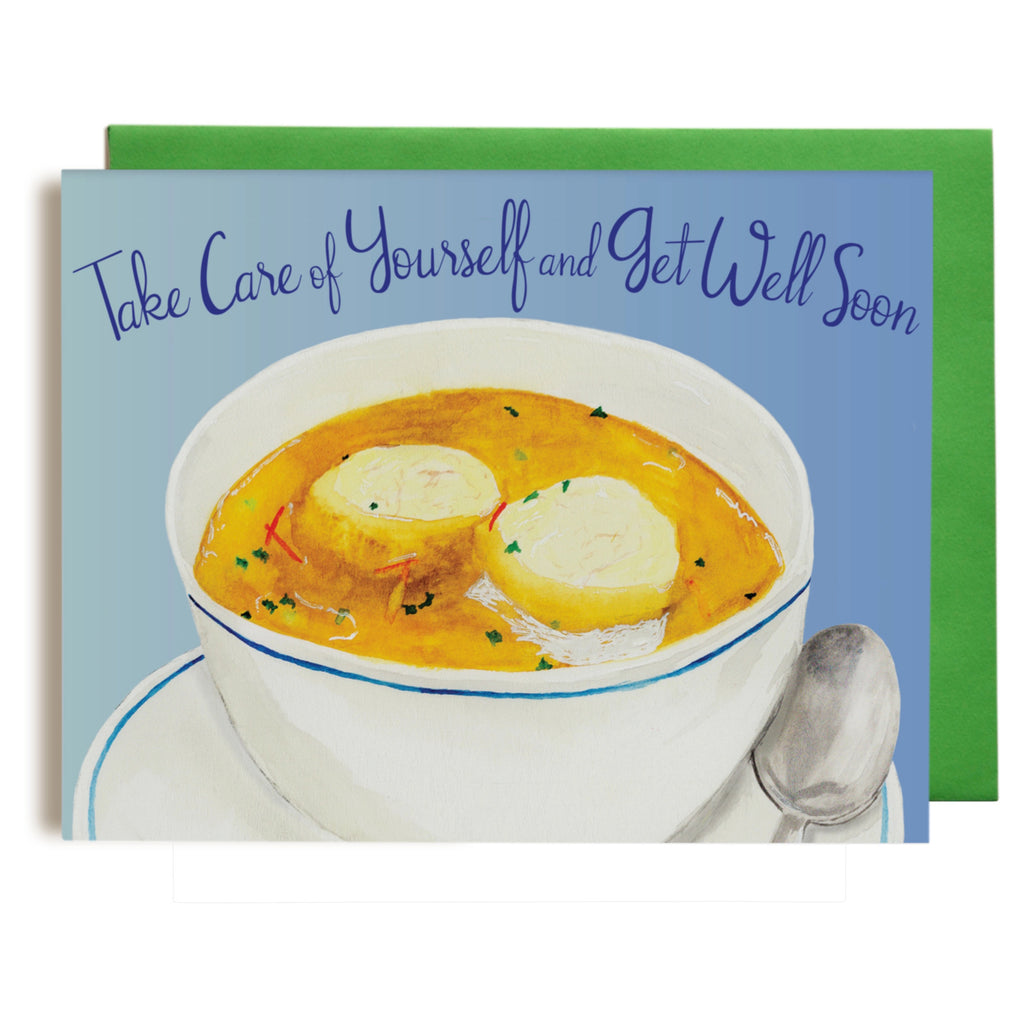 Matzah Ball Soup Get Well Card