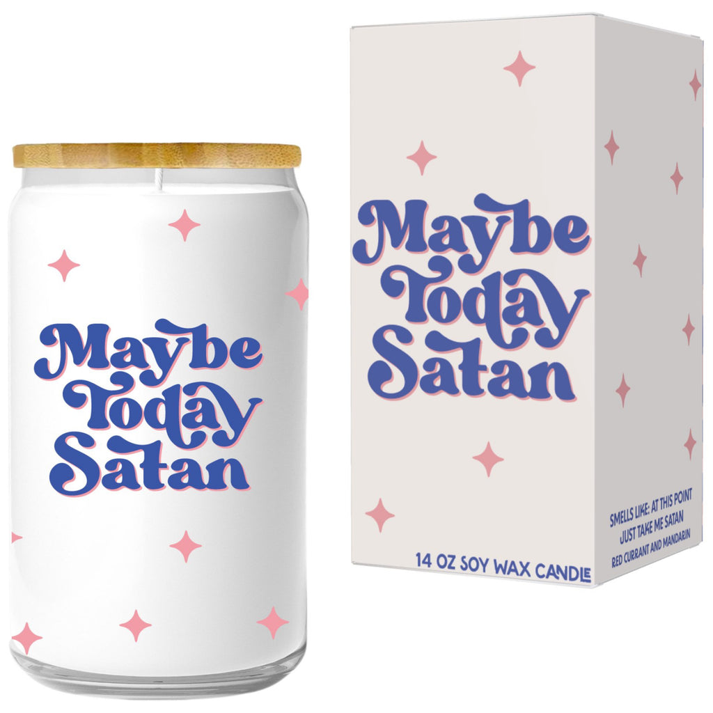 Maybe Today Satan Candle with box.