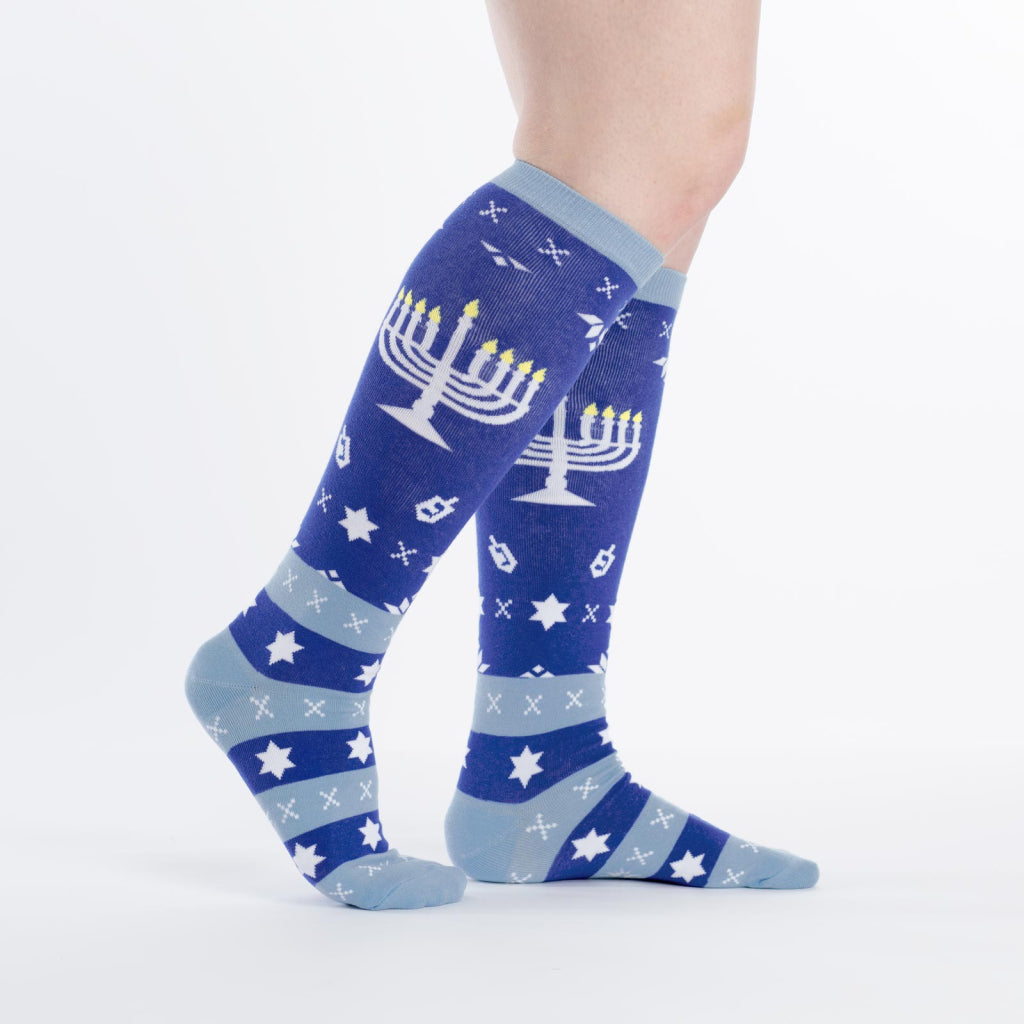 Mazel Toes Knee Socks side