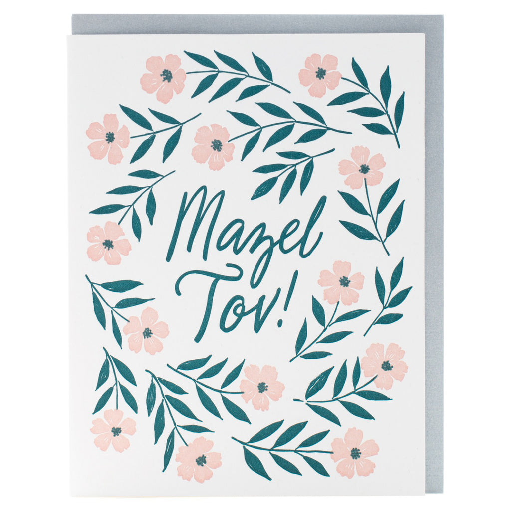 Mazel Tov Florals Card