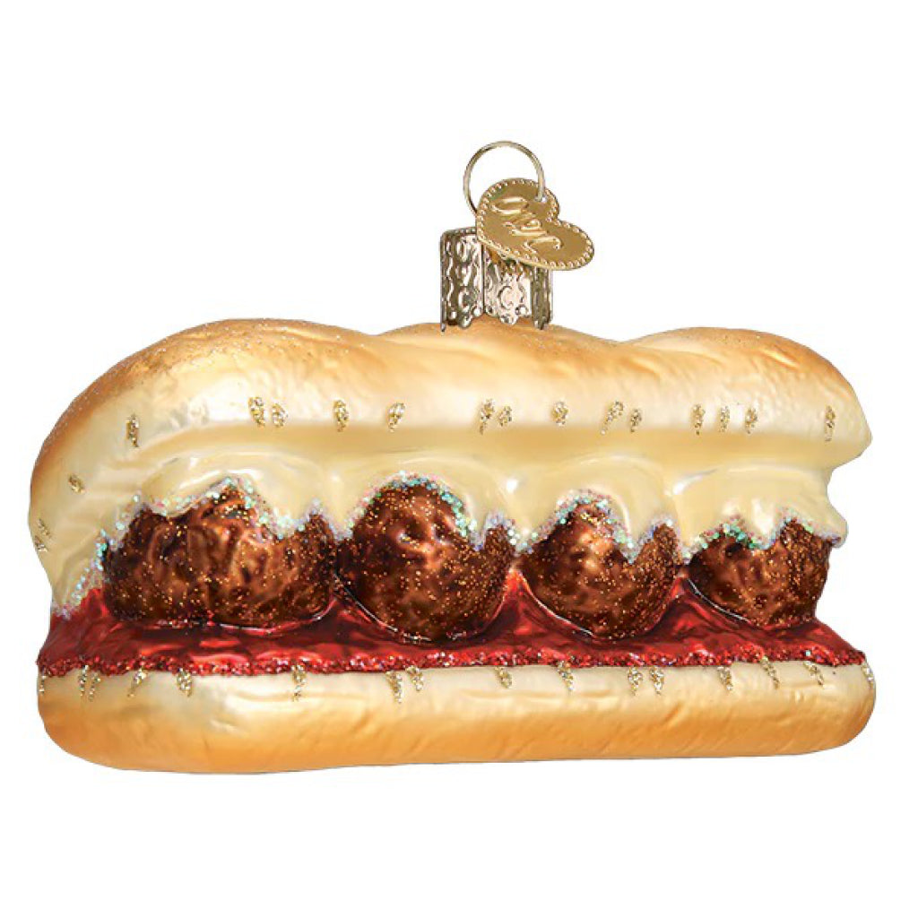 Meatball Sandwich Ornament
