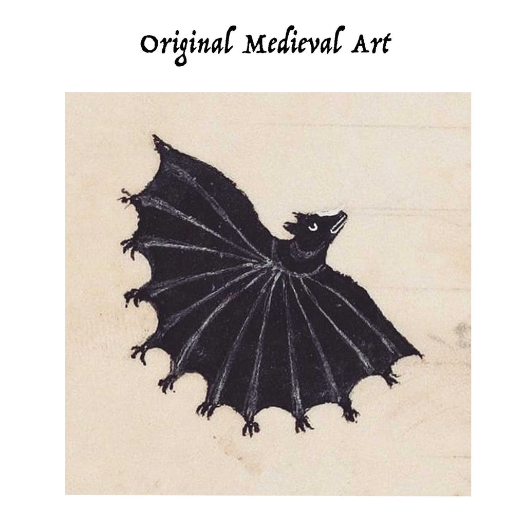 Medieval Patch Medieval Bat Embroidered Patch | Cat Coven – Outer Layer
