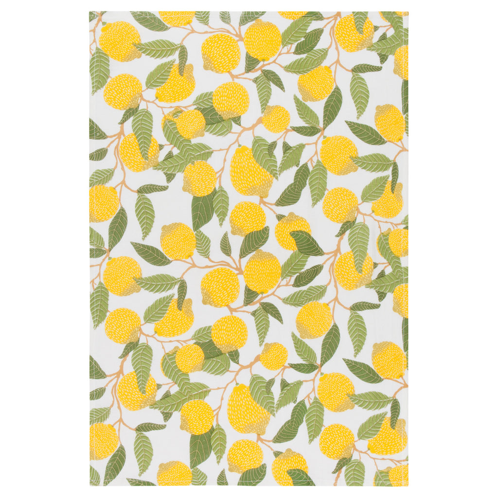 Mediterranean Floursack Tea Towels Lemons