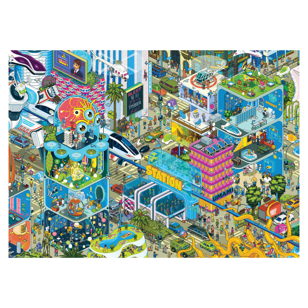 Megapolis 1000 Piece Puzzle Image