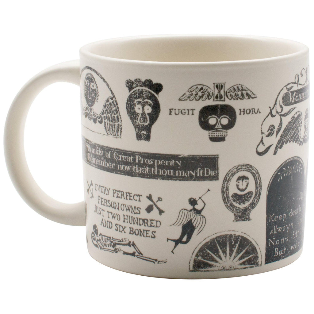 Memento Mori Mug back view.