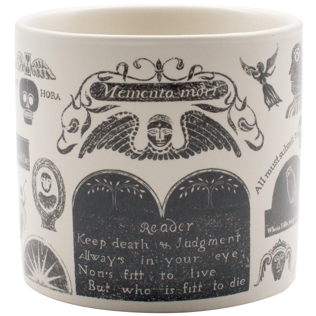 Memento Mori Mug front view.