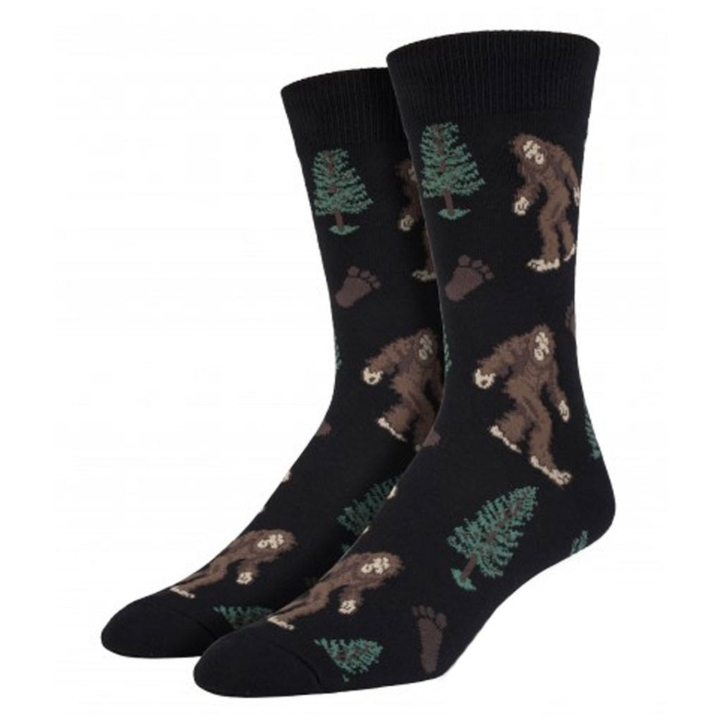 Men's Bigfoot Socks Black.