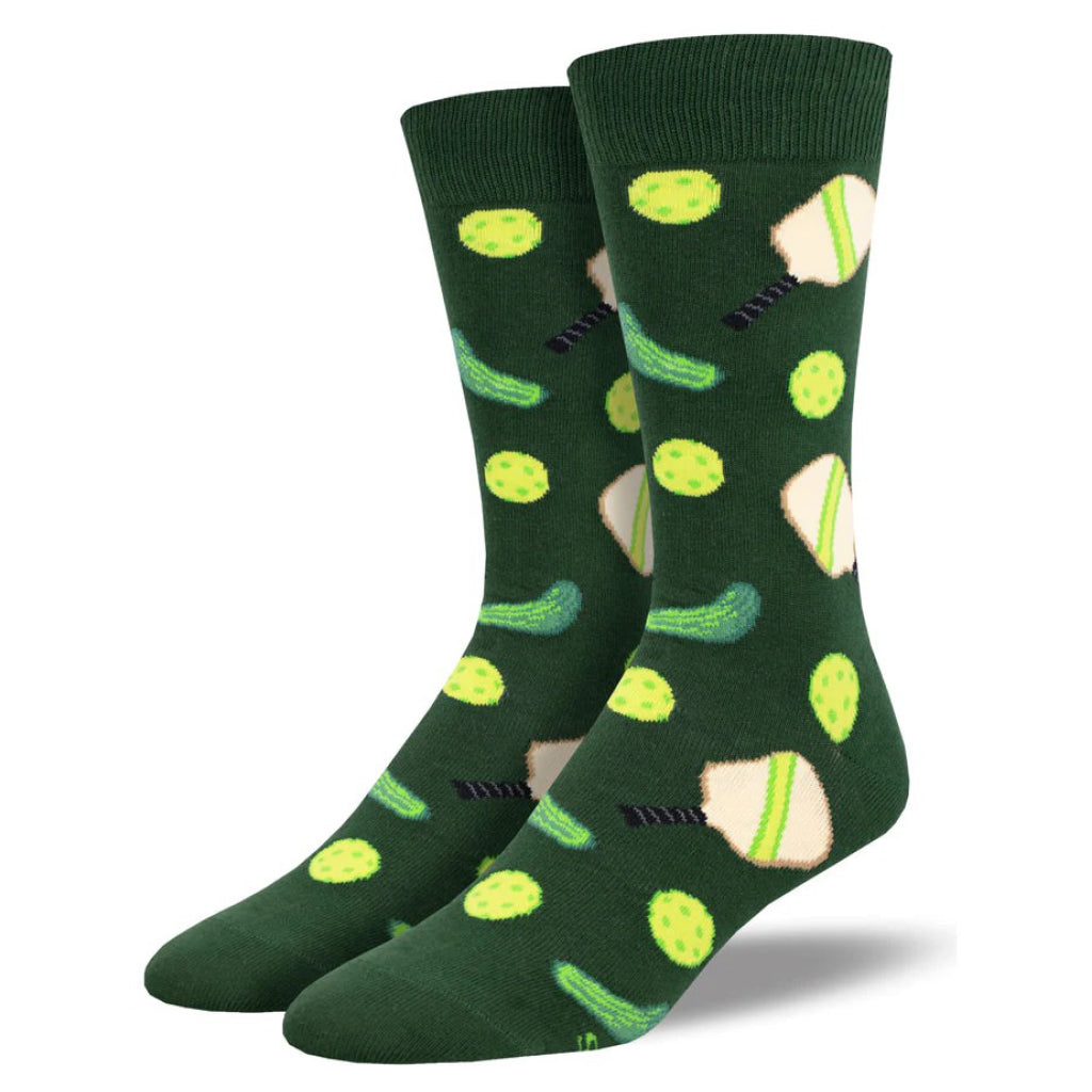 Mens Pickleball Socks Green