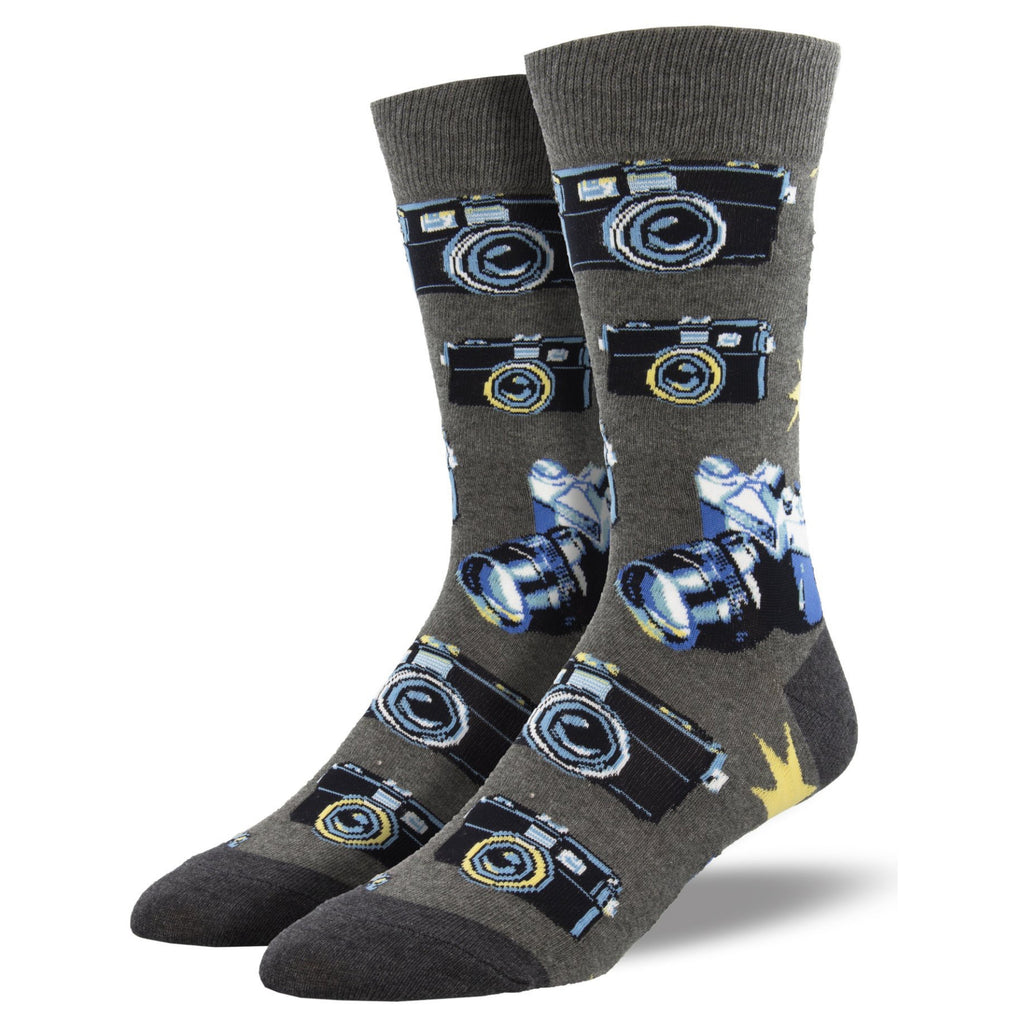 Mens Picture Perfect Socks Grey Heather