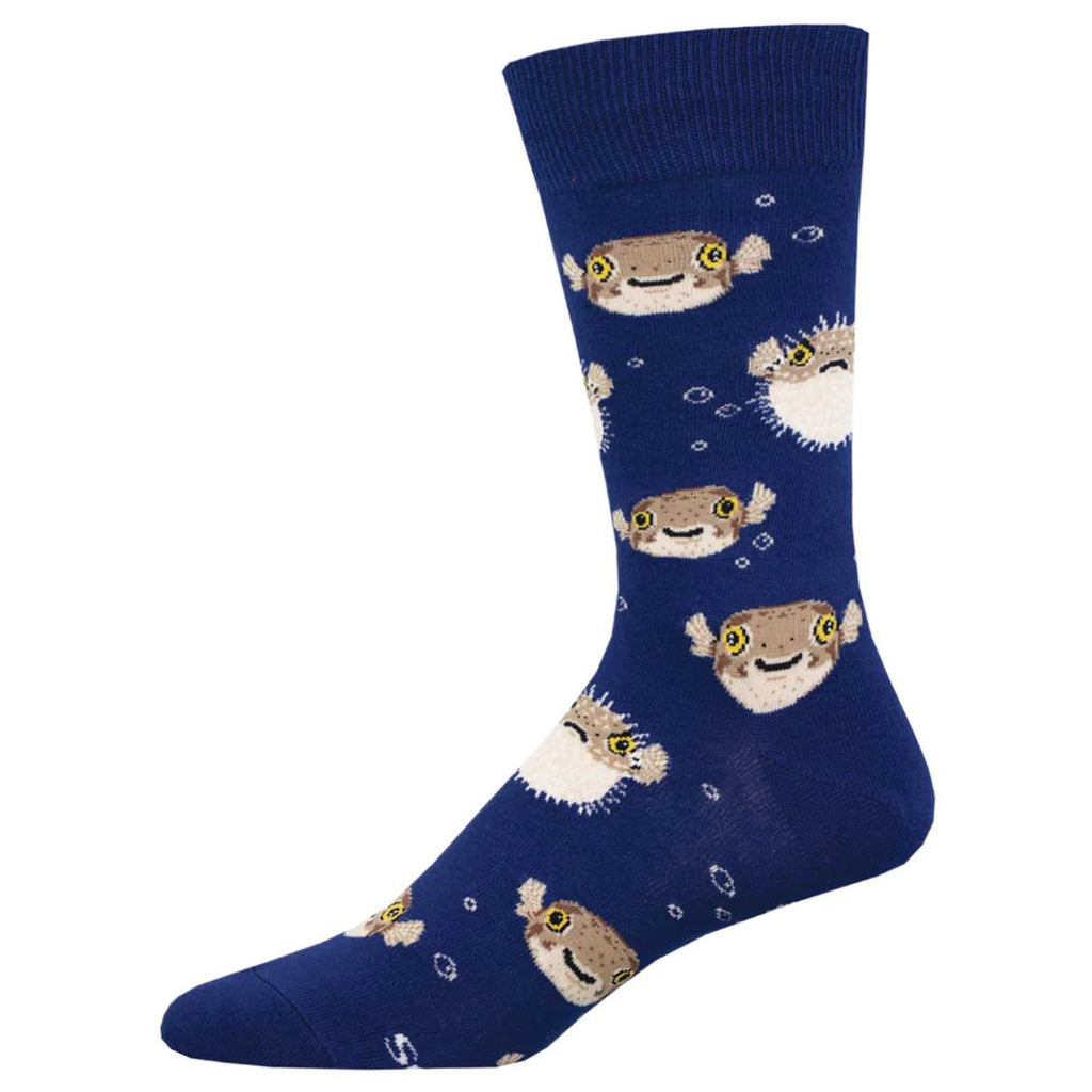 Men's Pufferfish Socks.