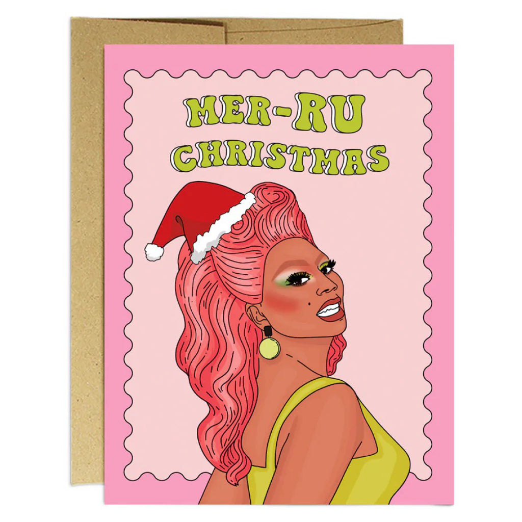Mer-RU Christmas Card | Party Mountain Paper – Outer Layer