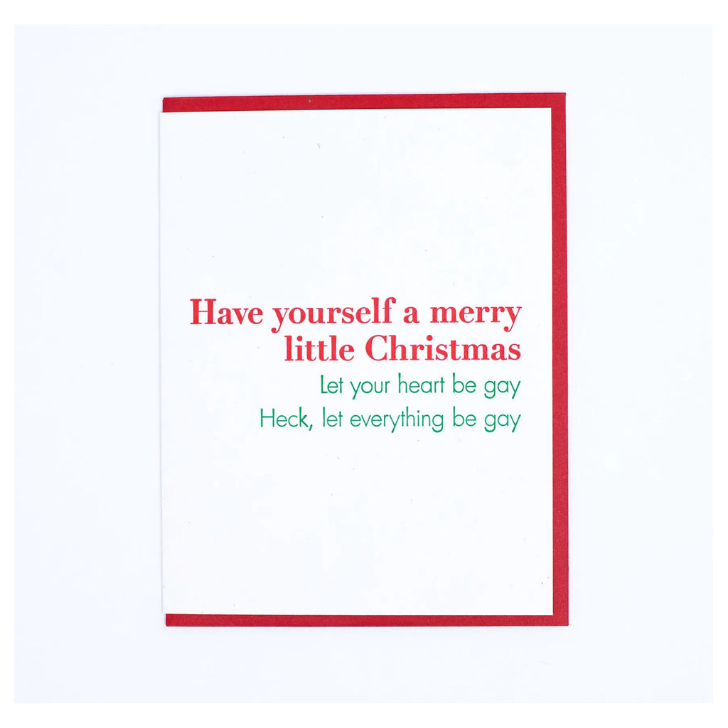 Merry Little Gay Christmas Card