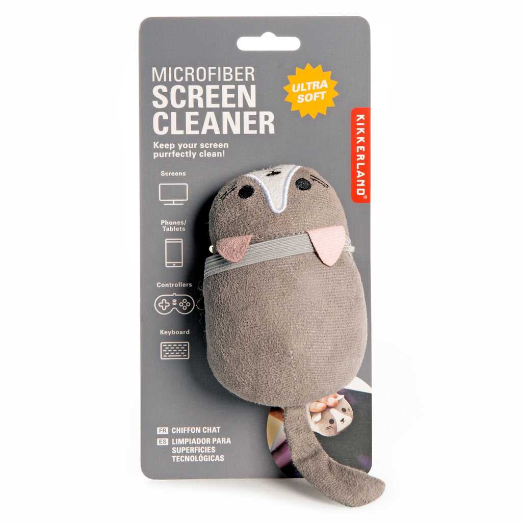 Microfiber Screen Cleaner packaging.